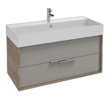 Тумба дуб табак/серый титан матовый 99,9 см Jacob Delafon Vivienne EB1585-E52-M54