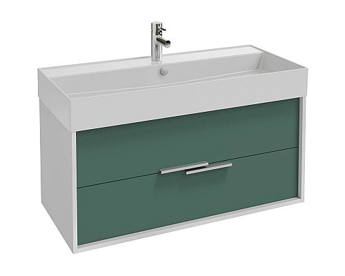 Заказать Тумба белый/эвкалипт матовый 99,9 см Jacob Delafon Vivienne EB1585-N18-M87 в магазине сантехники Santeh-Crystal.ru