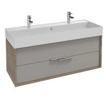 Тумба дуб табак/серый титан матовый 119,9 см Jacob Delafon Vivienne EB1509-E52-M54