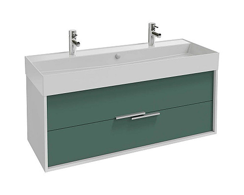 Заказать Тумба белый/эвкалипт матовый 119,9 см Jacob Delafon Vivienne EB1586-N18-M87 в магазине сантехники Santeh-Crystal.ru