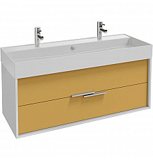 Тумба белый/императорский желтый глянец 119,9 см Jacob Delafon Vivienne EB1586-N18-G1N