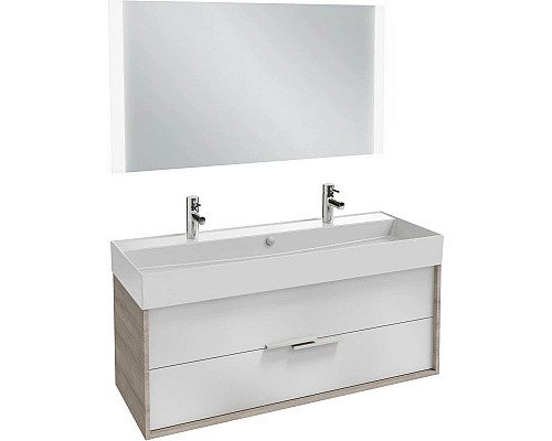 Купить Тумба серый дуб/белый 119,9 см Jacob Delafon Vivienne EB1586-E71-N18 в магазине сантехники Santeh-Crystal.ru