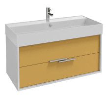 Тумба белый/императорский желтый глянец 99,9 см Jacob Delafon Vivienne EB1508-N18-G1N