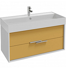 Тумба белый/императорский желтый глянец 99,9 см Jacob Delafon Vivienne EB1508-N18-G1N