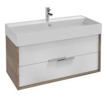 Тумба дуб табак/белый глянец 99,9 см Jacob Delafon Vivienne EB1508-E52-G1C