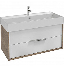 Тумба дуб табак/белый глянец 99,9 см Jacob Delafon Vivienne EB1508-E52-G1C