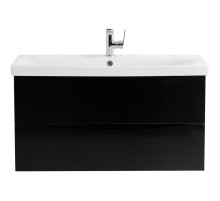 Тумба Nero Lucido 96,4 см BelBagno Marino MARINO-CER-1000-2C-SO-NL-P