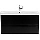 Заказать Тумба Nero Lucido 96,4 см BelBagno Marino MARINO-CER-1000-2C-SO-NL-P в магазине сантехники Santeh-Crystal.ru