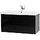 Заказать Тумба Nero Lucido 96,4 см BelBagno Marino MARINO-CER-1000-2C-SO-NL-P в магазине сантехники Santeh-Crystal.ru