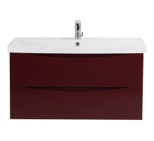 Тумба Bordo Lucido 96,4 см BelBagno Marino MARINO-CER-1000-2C-SO-BRDL-P
