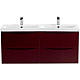 Заказать Тумба Bordo Lucido 117,2 см BelBagno Marino MARINO-CER-1200-4C-SO-2-BRDL-P в магазине сантехники Santeh-Crystal.ru