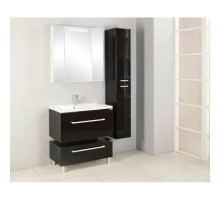 Тумба Мадрид 100 М чёрный глянец Акватон 1A126901MA950