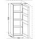 Заказать Подвесная колонна правосторонняя палисандр шпон Jacob Delafon Presquile EB1115D-V13 в магазине сантехники Santeh-Crystal.ru