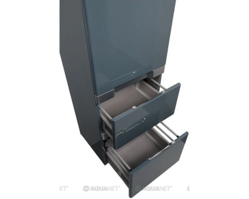 Заказать Пенал подвесной сине-серый Aquanet Виго 00183360 в магазине сантехники Santeh-Crystal.ru