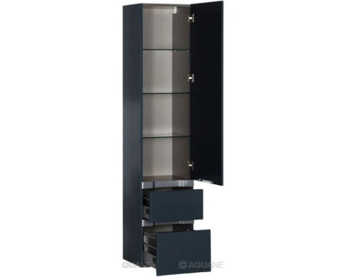 Заказать Пенал подвесной сине-серый Aquanet Виго 00183360 в магазине сантехники Santeh-Crystal.ru