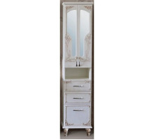 Пенал напольный белое дерево медная патина Atoll Барселона