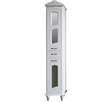 Пенал напольный белый глянец Atoll Мастер и Маргарита