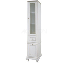 Шкаф-колонна Беатриче правый слоновая кость патина Aquaton 1A187403BEM6R