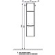 Заказать Пенал подвесной белый глянец R Акватон Инфинити 1A192303IF01R в магазине сантехники Santeh-Crystal.ru