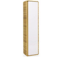 Пенал подвесной белый/дуб Jorno Ronda Ron.04.150/P/D-W