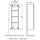 Приобрести Пенал подвесной черный глянец Velvex Felay ppFEL.120-213.44 в магазине сантехники Santeh-Crystal.ru