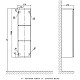 Заказать Полуколонна подвесная белый матовый L/R Velvex Unique Unit PpUNI.120.ZV-211 в магазине сантехники Santeh-Crystal.ru