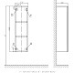 Приобрести Полуколонна подвесная шампань L/R Velvex Unique Unit PpUNI.120.ZN-47.221 в магазине сантехники Santeh-Crystal.ru