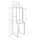 Приобрести Пенал напольный белый глянец Акватон Лондри 1A260503LH010 в магазине сантехники Santeh-Crystal.ru