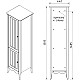 Купить Пенал напольный шоколад матовый L Caprigo Marsel 33850L-TP809 в магазине сантехники Santeh-Crystal.ru