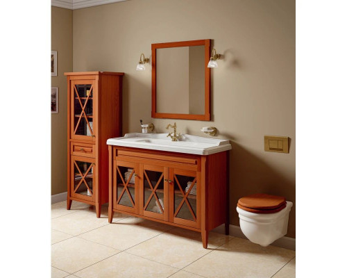 Заказать Пенал напольный светлый орех L Caprigo Napoli Promo 33650L-B168 в магазине сантехники Santeh-Crystal.ru