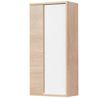 Шкаф подвесной белый глянец/дуб эврика Акватон Бостон 1A239903BN010