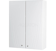 Шкаф двустворчатый подвесной 61х81,8 см белый глянец Акватон Минима 1A001703MN010