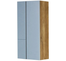 Шкаф двустворчатый подвесной 43х86,4 см дуб рустикальный/фьорд Акватон Мишель 1A243903MIX30