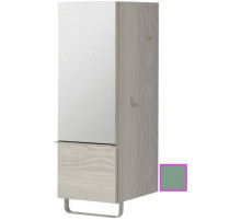 Полуколонна оливковый матовый с зеркальной дверцей шарниры слева Jacob Delafon Odeon Up EB893G-M47