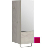 Полуколонна малиновый глянец с зеркальной дверцей шарниры справа Jacob Delafon Odeon Up EB893D-R3