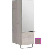 Полуколонна нежно-розовый матовый с зеркальной дверцей шарниры справа Jacob Delafon Odeon Up EB893D-M71