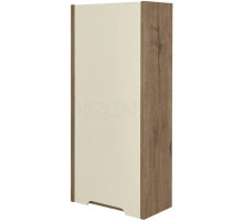 Шкаф подвесной бежевый/дуб веллингтон L Акватон Оливия 1A254703OLVGL