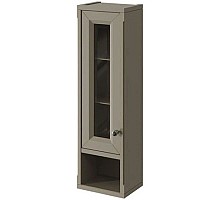 Шкаф одностворчатый серый матовый L Caprigo Jardin 10490L-B021