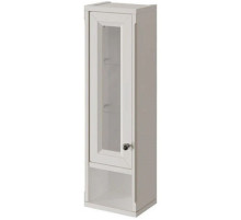 Шкаф одностворчатый белый матовый L Caprigo Jardin 10490L-B031G