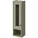 Шкаф одностворчатый фисташковый матовый L Caprigo Jardin 10490L-B059