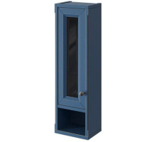 Шкаф одностворчатый синий матовый L Caprigo Jardin 10490L-B036