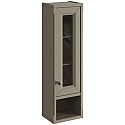 Шкаф одностворчатый серый матовый R Caprigo Jardin 10490R-B021