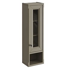 Шкаф одностворчатый серый матовый R Caprigo Jardin 10490R-B021