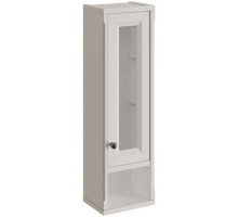Шкаф одностворчатый белый матовый R Caprigo Jardin 10490R-B031G