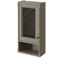 Шкаф одностворчатый серый матовый L Caprigo Jardin 10492L-B021