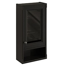 Шкаф одностворчатый черный матовый R Caprigo Jardin 10492R-B032