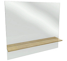 Зеркало с полкой розовое дерево 119х107,2 см  Jacob Delafon Struktura EB1215-E13