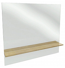 Зеркало с полкой розовое дерево 119х107,2 см  Jacob Delafon Struktura EB1215-E13