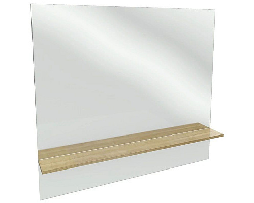 Заказать Зеркало с полкой розовое дерево 119х107,2 см  Jacob Delafon Struktura EB1215-E13 в магазине сантехники Santeh-Crystal.ru