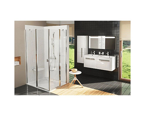 Заказать Зеркало с подсветкой белый глянец 60х55 см Ravak Chrome  X000000546 в магазине сантехники Santeh-Crystal.ru